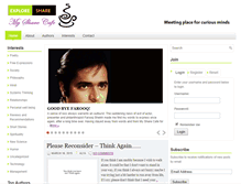 Tablet Screenshot of mysharecafe.com